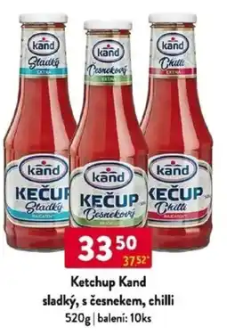 Qanto Ketchup Kand sladký, s česnekem, chilli nabídka