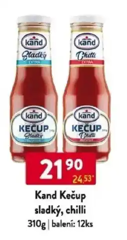 Qanto Kand Kečup sladký, chilli nabídka