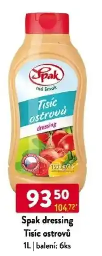 Qanto Spak dressing Tisíc ostrovů nabídka