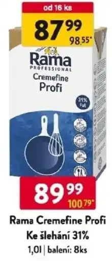 Qanto Rama Cremefine Profi Ke šlehání 31% nabídka