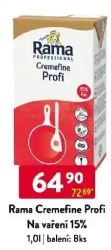 Qanto Rama Cremefine Profi Na vaření 15% nabídka