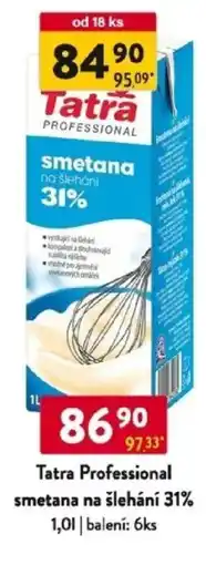 Qanto Tatra Professional smetana na šlehání 31% nabídka