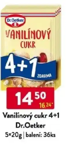 Qanto Vanilínový cukr 4+1 Dr.Oetker nabídka