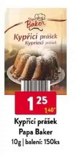 Qanto Kypřící prášek Papa Baker nabídka