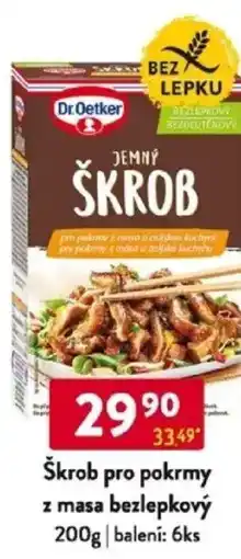 Qanto Dr. Oetker Škrob pro pokrmy z masa bezlepkový nabídka