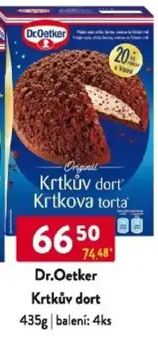 Qanto Dr.Oetker Krtkův dort nabídka