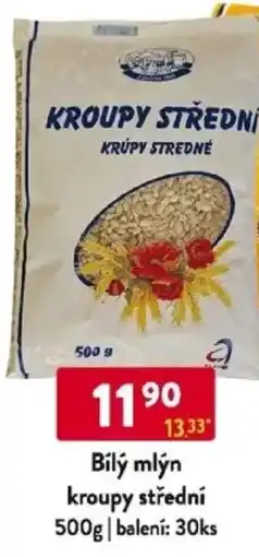 Qanto Bílý mlýn kroupy střední nabídka