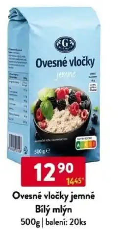 Qanto Ovesné vločky jemné Bílý mlýn nabídka