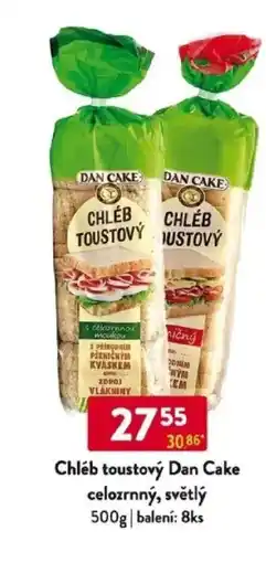 Qanto Chléb toustový Dan Cake celozrnný, světlý nabídka