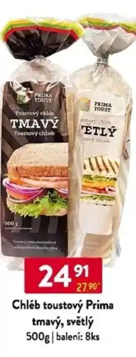 Qanto Chléb toustový Prima tmavý, světlý nabídka