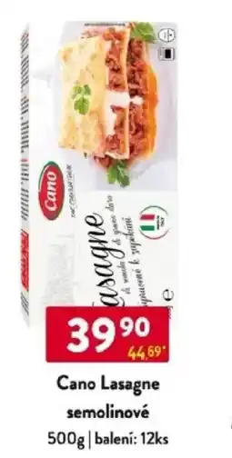 Qanto Cano Lasagne semolinové nabídka