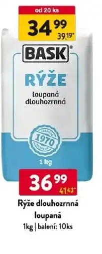 Qanto Rýže dlouhozrnná loupaná nabídka