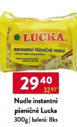 Qanto Nudle instantní pšeničné Lucka nabídka