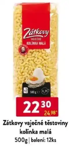Qanto Zátkovy vaječné těstoviny kolínka malá nabídka