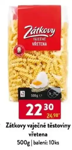 Qanto Zátkovy vaječné těstoviny vřetena nabídka