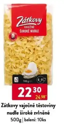 Qanto Zátkovy vaječné těstoviny nudle široké zvlněné nabídka