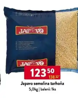 Qanto Japavo semolina tarhoňa nabídka