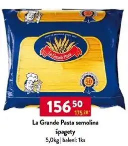 Qanto La Grande Pasta semolina špagety nabídka