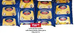 Qanto La Grande Pasta semolina nudle vlasové, kolínka, vřetena, penne nabídka