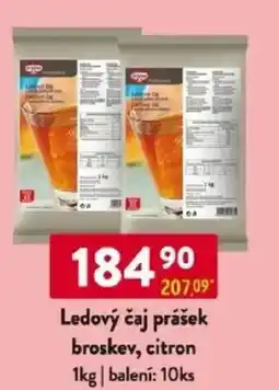 Qanto Dr.Oetker Ledový čaj prášek broskev, citron nabídka