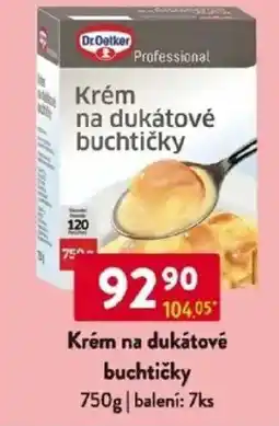 Qanto Dr.Oetker Krém na dukátové buchtičky nabídka