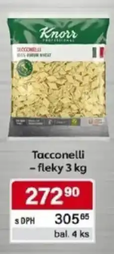 Qanto Knorr Tacconelli - fleky nabídka