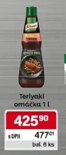 Qanto Knorr Teriyaki omáčka nabídka