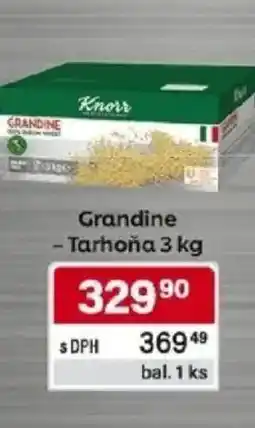 Qanto Knorr Grandine - Tarhoňa nabídka