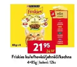 Qanto Friskies kuře/hovězí/jehněčí/kachna nabídka