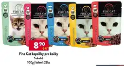 Qanto Fine Cat kapsičky pro kočky 5 druhů nabídka