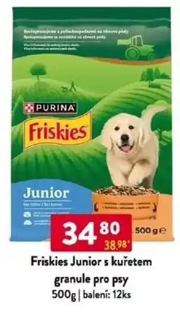 Qanto Friskies Junior s kuřetem granule pro psy nabídka