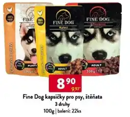 Qanto Fine Dog kapsičky pro psy, štěňata 3 druhy nabídka