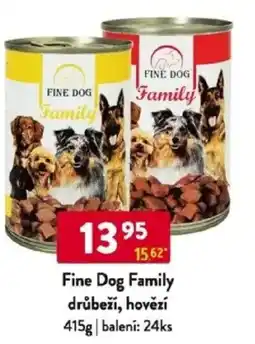 Qanto Fine Dog Family drůbeží, hovězí nabídka