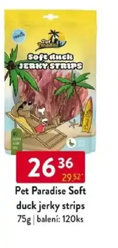 Qanto Pet Paradise Soft duck jerky strips nabídka