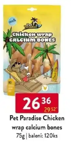 Qanto Pet Paradise Chicken wrap calcium bones nabídka