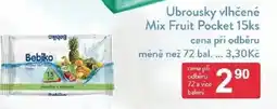 Qanto Ubrousky vlhčené Mix Fruit Pocket nabídka