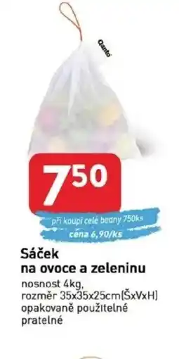 Qanto Sáček na ovoce a zeleninu nabídka