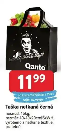 Qanto Taška netkaná černá nabídka