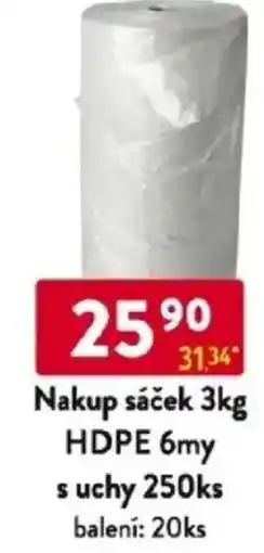Qanto Nakup sáček 3kg HDPE 6my suchy nabídka
