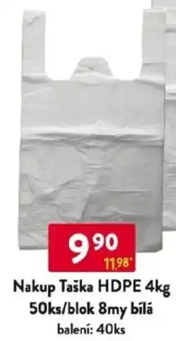 Qanto Nakup Taška HDPE 4kg/blok 8my bílá nabídka