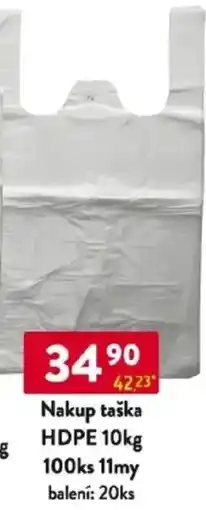 Qanto Nakup taška HDPE 100ks 11my nabídka