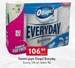 Qanto Toaletní papír Ooops! Everyday nabídka