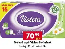 Qanto Toaletní papír Violeta Heřmánek nabídka