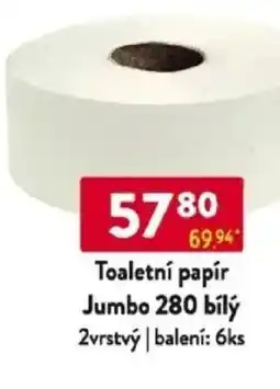 Qanto Toaletní papír Jumbo 280 bílý nabídka