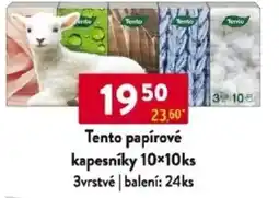 Qanto Tento papírové kapesníky nabídka