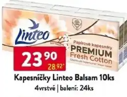 Qanto Kapesníčky Linteo Balsam nabídka