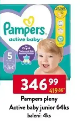 Qanto Pampers pleny Active baby junior nabídka