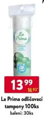 Qanto La Prima odličovací tampony nabídka
