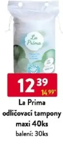 Qanto La Prima odličovací tampony maxi nabídka