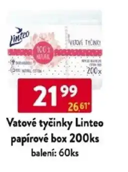 Qanto Vatové tyčinky Linteo papírové box nabídka